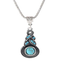 New Stylish Tibetan Blue Crystal Jewelry Set - sparklingselections