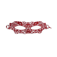 New Black And Red Hollow Erotic Costumes Lace Mask - sparklingselections
