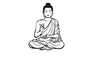 Buddha Buddhism Religion Wall Sticker For Living Room