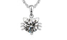 women jewelry silver plated zircon pendant trendy rhinestone