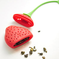 Silicone Strawberry Tea Infuser Loose Leaf Tea Strainer Infuser - sparklingselections