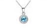 Austrian Crystal Queen Moon Pendant Necklace