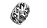 New Stainless Steel with Rope Punk Ring For Men