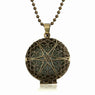 New Antique Bronze Glow In The Dark Locket Pendant Necklace