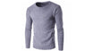 Casual O Collar Solid Color Slim Fit Knitting Men's Sweater