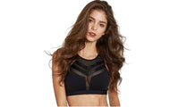 New Style Women Fitness Sports Running High Quality Black Lady Bra - sparklingselections