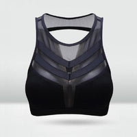 New Style Women Fitness Sports Running High Quality Black Lady Bra - sparklingselections