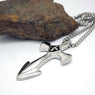 Men's Personality Retro Cruciform Necklace Pendant
