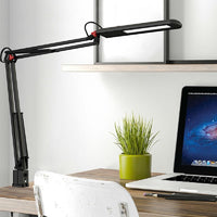 Desk Lamp Clip Office Led Flexible Led Table Black Lamp - sparklingselections