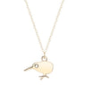 Kiwi Bird Necklace Women Small New Zealand Bird Pendant Statement Collars Jewelry