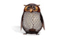 Owl Shaped Figurine Piggy Bank Money Box Metal