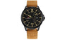 Man Leather Army Military Wrist Watch