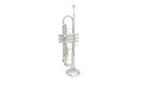 Top Quality Trumpet Bb B Flat Durable Brass Trumpet with a Silver-plated Mouthpiece - sparklingselections