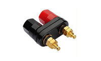 High Quality Couple Red Black Connector Amplifier Terminal - sparklingselections