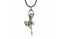 Silver Dancers Girl Pendant Necklace For Women