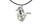 Vintage Silver Horse 18" Fashion Long Pendant Necklace