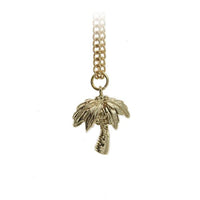 New Women's Gold Jewelry Coconut Tree Pendant Necklace - sparklingselections
