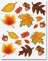 New Beautiful Beistle Fall Leaf Stickers - sparklingselections