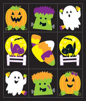 Halloween Friends Prize Pack Stickers Classroom Decoration - sparklingselections