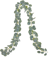 Artificial Eucalyptus Garland Faux Silk Eucalyptus Leaves Party Accessory - sparklingselections