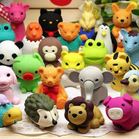Assembly Zoo Animal Eraser for Party Favors and Kids Puzzle Toys 35pcs Hot Sale Baby Kids Gift Accessory - sparklingselections