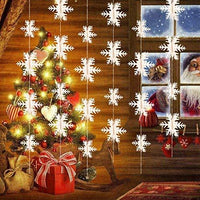 New Beautiful Snowflake Hanging Garland Christmas Decoration - sparklingselections