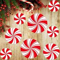 New Beautiful Peppermint Floor Decals Stickers for Christmas - sparklingselections