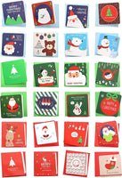 New Beautiful Mini Christmas Greeting Cards for Party Accessory - sparklingselections