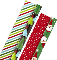 New Christmas Reversible Wrapping Paper Bundle - sparklingselections