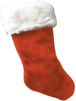New Christmas Stocking With White Fur Trim for Christmas Decoration - sparklingselections