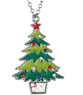 New Beautiful Christmas Tree Pendant Necklace for Women