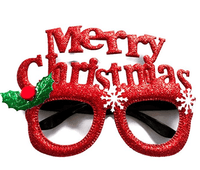 New Cute Santa Claus Hat Reindeer Sunglasses for Christmas - sparklingselections
