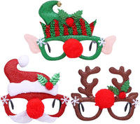 New Santa Reindeer Christmas Eyeglasses Frame - sparklingselections
