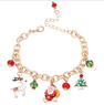 New Santa Claus Christmas Tree Deer Thread Bracelet