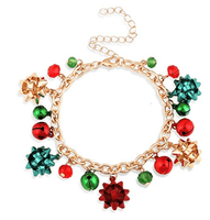 Jingle Bell Bracelet for Girls and Women, Christmas Bracelet