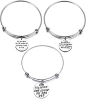 New Inspirational Words Bracelets Set for Christmas and Party Accessory - sparklingselections