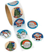 New Beautiful Christmas Holiday Roll of Stickers for Christmas - sparklingselections