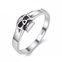 Women's Rings Ringen Halloween Punk Silver Jewelry Gift - sparklingselections