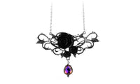 Unique  Roses Design  Crystal Pendant Necklace For Women - sparklingselections