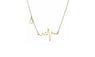 Cute Heart Beat Pendant Necklace