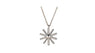 Silver Sunflowers Crystal Rhinestone Necklaces