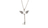 Angel wings Key Friendship Pendant