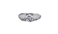 Fashionable Silver Plated CZ Women Rings - sparklingselections