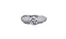 Fashionable Silver Plated CZ Women Rings
