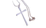 Silver Plated Cross Pendant Necklace