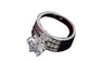 Silver Color CZ Delicate Ring For Women