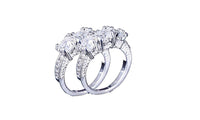 Silver Plated Zircon Wedding Rings for Women - sparklingselections