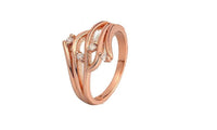 Genuine Austria Crystal Rose Gold Ring For Women - sparklingselections