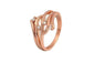 Genuine Austria Crystal Rose Gold Ring For Women