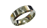 Men's Superman Titanium Stainless Steel Ring - sparklingselections